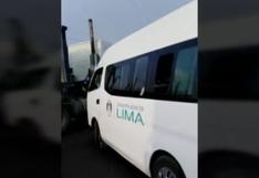 Logo de la Municipalidad de Lima es usado indebidamente por transportistas informales