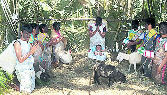 Nacimiento del niño Jesús en vivo