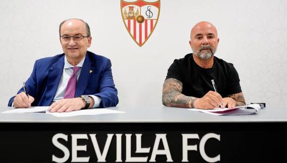 Jorge Sampaoli es anunciado por Sevilla de España. (Foto: Sevilla FC)