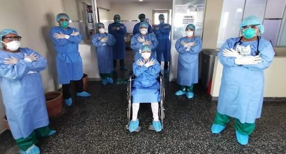 Ica: dan de alta a primera paciente recuperada de coronavirus en hospital Félix Torrealva de EsSalud.