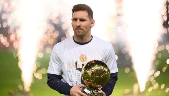 Lionel Messi ganó el Balón de Oro el último lunes. (Foto: AFP)