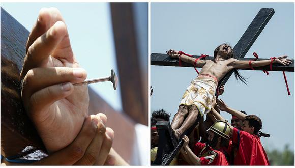 Semana Santa: Media docena de filipinos hace crucifixiones reales en Viernes Santo (FOTOS y VIDEO)