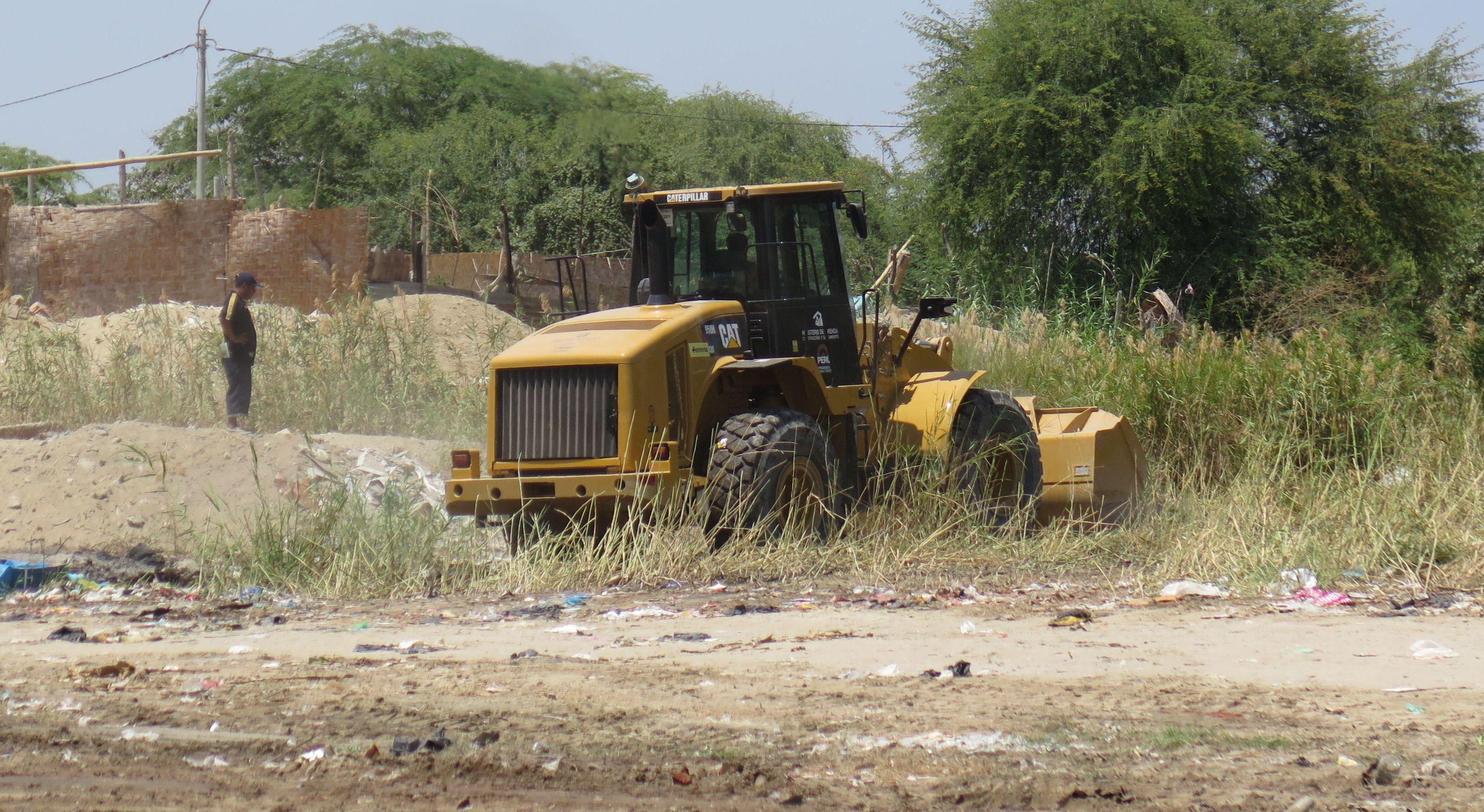 Piura: Reubicación con apoyo de la Policía