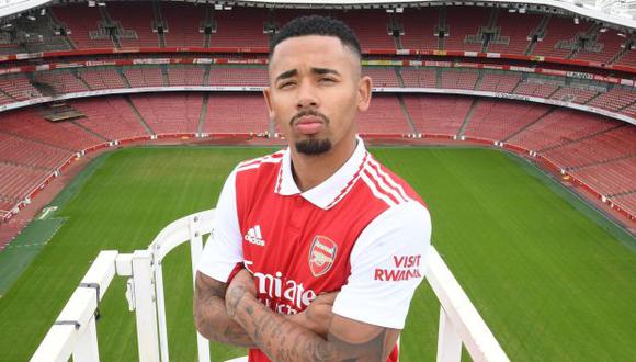 Gabriel Jesus se convirtió oficialmente en el nuevo '9' del Arsenal. (Foto: Arsenal)