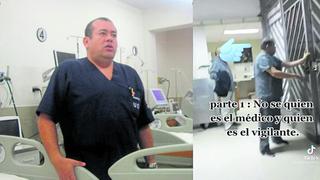 Lambayeque: Graban a médico ebrio en hospital