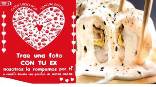 San Valentín: locales donde te dan comida gratis si llevas fotos o regalos de tu ex