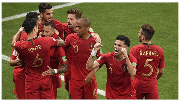 Portugal clasificó a octavos de final tras igualar 1-1 con Irán 