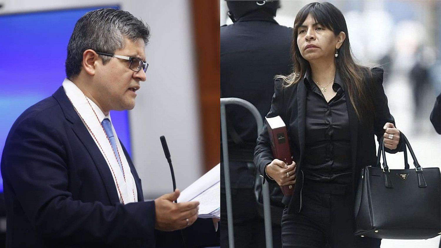 Giuliana Loza dice que fue notificada en audiencia, pero Domingo Pérez la desmiente