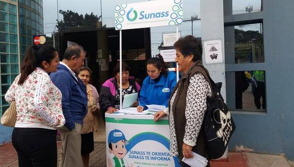 Sunass orientó a más de 4 mil liberteños sobre el servicio de agua potable 