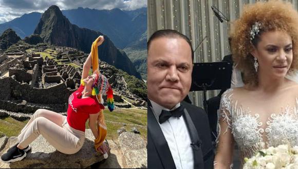Lisandra Lizama, la esposa de Mauricio Diez Canseco, viene celebrando su luna de miel en Machu Picchu.