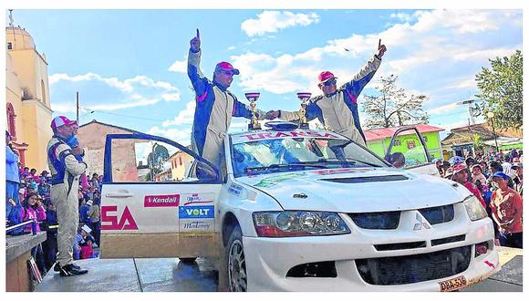 Roberto Parraga del Racing Team fue ganador absoluto en Rally ‘Valle del Mantaro’ 