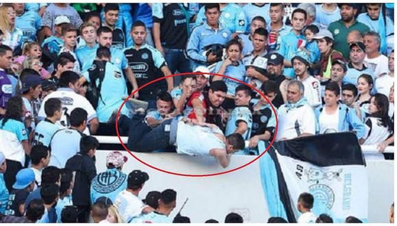 Argentina: muere hincha tras ser arrojado desde la tribuna (VIDEO) 
