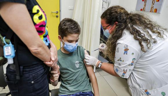 Niños podrías recibir vacuna/Referencial                (Foto de JACK GUEZ / AFP)