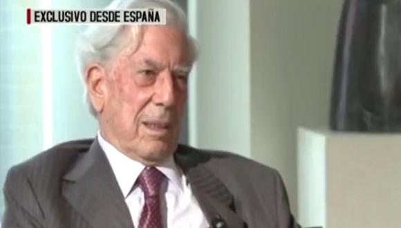 Mario Vargas Llosa: No voy a renunciar al doctorado porque no me lo dio César Acuña 
