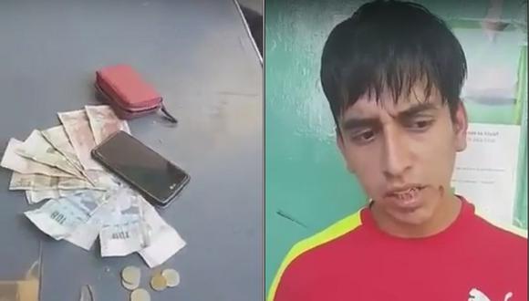 Chiclayo: Malhechor cae en manos de la Policía tras arrebatar una cartera (VIDEO)