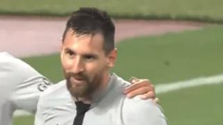 PSG se adelanta en el marcador: Lionel Messi anotó un golazo para el 1-0 sobre Kawasaki Frontale