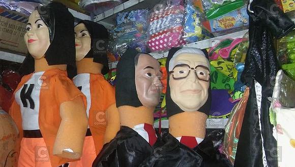 Keiko Fujimori, PPK y Burga entre los muñecos favoritos para quemar a fin de año