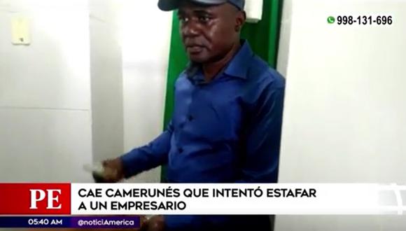 Extranjero intentó estafa a empresario peruano. Foto: América Noticias