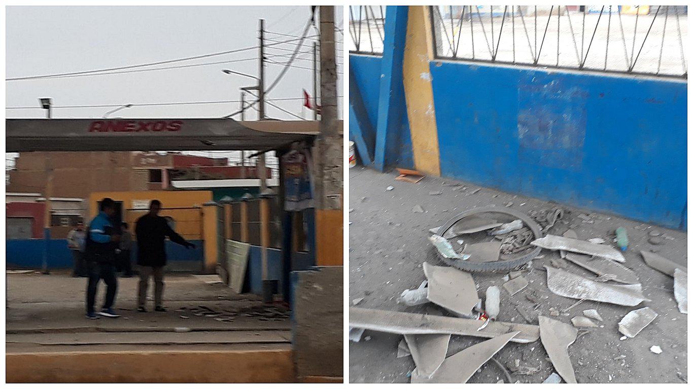 Detonan bomba molotov en terminal terrestre de Cartavio 