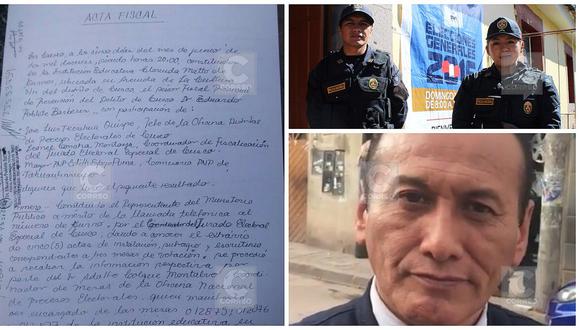 Jefe de la Odpe confirma 'desaparición' de actas en Cusco (VÍDEO)