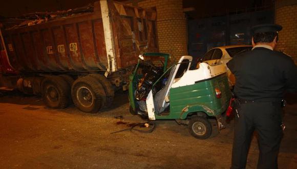 Mototaxista pierde la vida en accidente en San Juan de Lurigancho