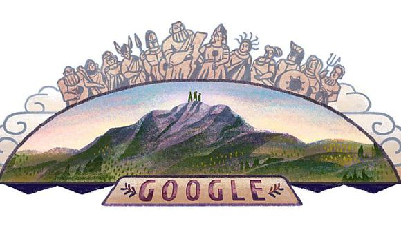 Google rinde su homenaje al Monte Olimpo