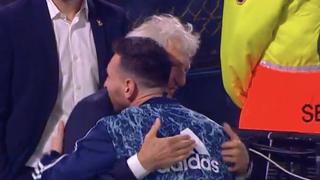 Messi se reencontró con Pekerman: el emotivo momento en La Bombonera (VIDEO)