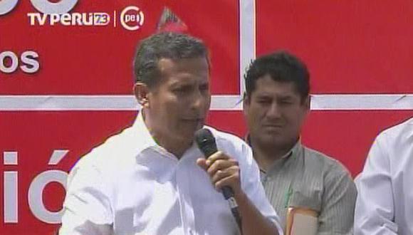 Ollanta Humala: "Actual política del Estado no ampara reglaje a opositores" (Video)