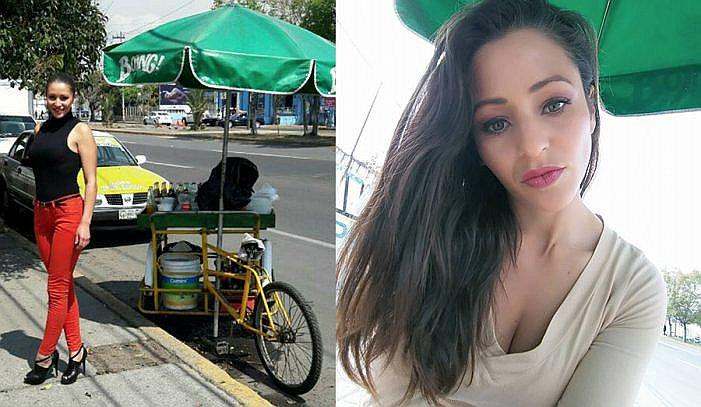 Vendedora de tacos se convierte en viral de YouTube por su belleza (VIDEO)