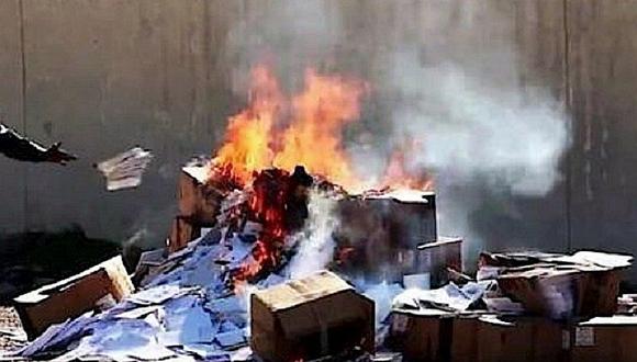 Irak: más de un millón de libros han sido quemados por los yihadistas