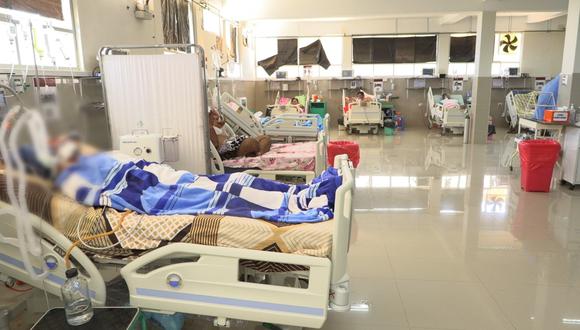 En el principal hospital de la región solo quedan 9 camas de hospitalización y en los próximos días se estarían ocupando (Foto: Gore Madre de Dios)