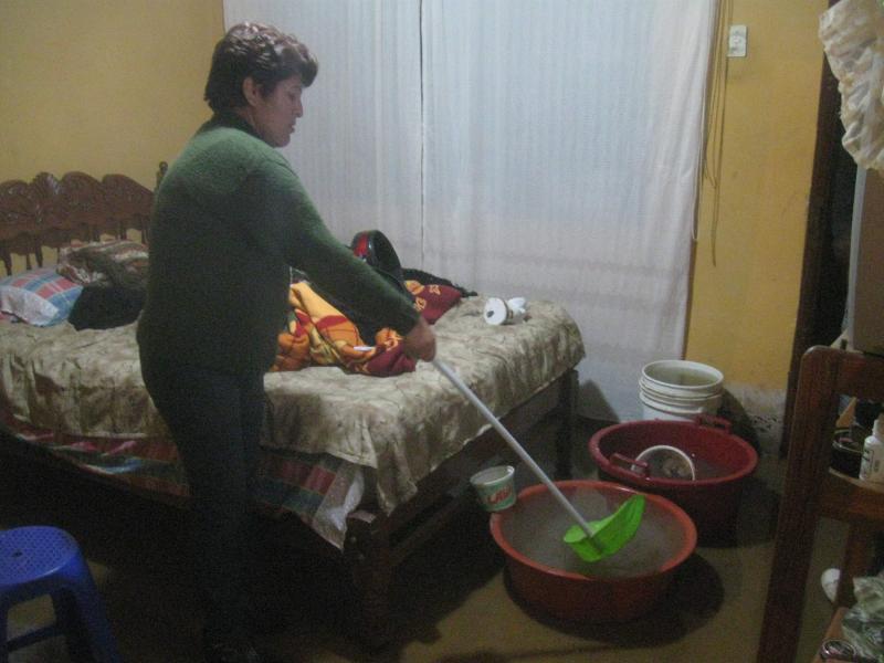 Inspección técnico policial por colapso de desague 