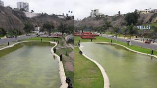 Chorrillos: retiran agua de pileta para que veraneantes no vuelvan a ingresar | VIDEO 