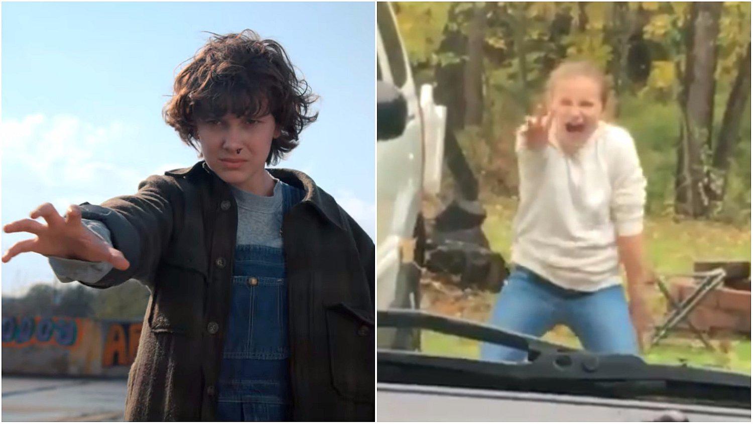 Intentó usar los poderes de 'Eleven' de Stranger Things y se volvió viral (VIDEO)