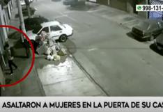 Chorrillos: asaltan a dos mujeres en la puerta de su casa y con la reja cerrada (VIDEO) 