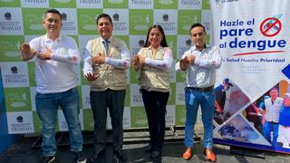 Red de Salud de Trujillo suma aliados para promover mensajes de prevención del dengue en bicicleteada y semáforos