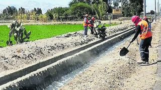 Agricultores de Arequipa inician trabajos de mantenimiento de canales