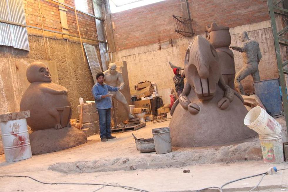 Fredy Luque, escultor monumental