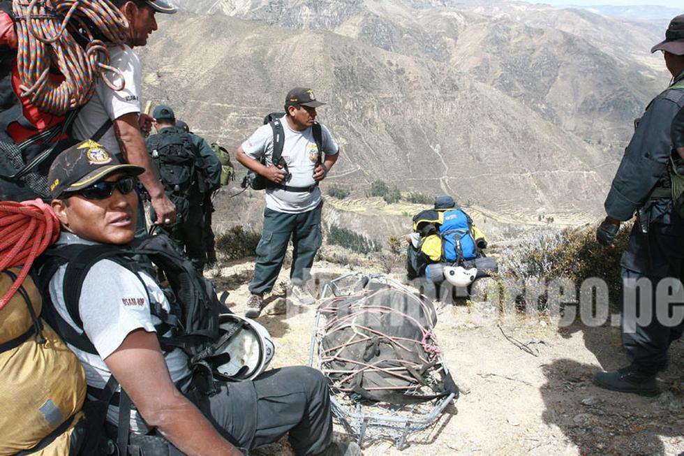 Fotos exclusivas del rescate del presunto cuerpo de Ciro Castillo