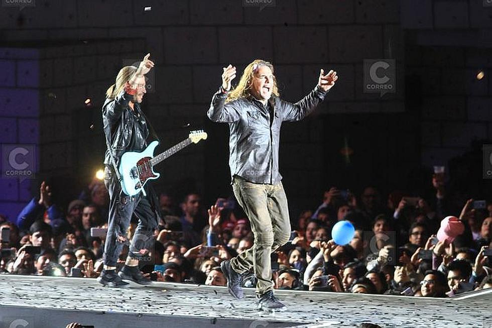 ​Incidente en el concierto de Maná incomodó a arequipeños (FOTOS Y VIDEO)