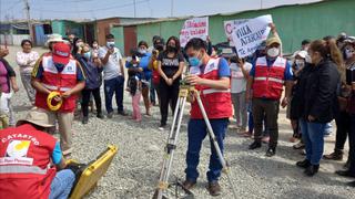 Nuevo Chimbote: Formalización de 12 pueblos arrancó con trabajos de Cofopri