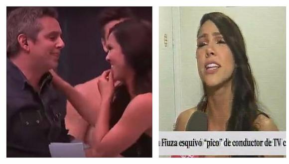 Paloma Fiuza se pronuncia sobre presentador chileno que la quiso besar (VIDEO)