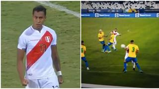 Renato Tapia sobre polémica jugada en el Perú vs. Brasil: “¿Por qué esto no es penal?” (FOTO)