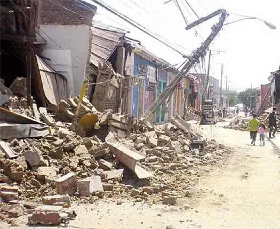 Unas 19 familias damnificadas y 15 viviendas inhabitables tras sismo