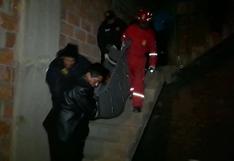 Varón cayó del segundo piso y resultó herido en San Román 