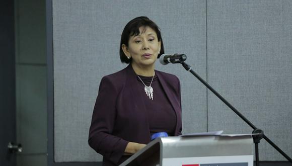 Ministra de la Mujer, Nancy Tolentino. | Foto: MIMP