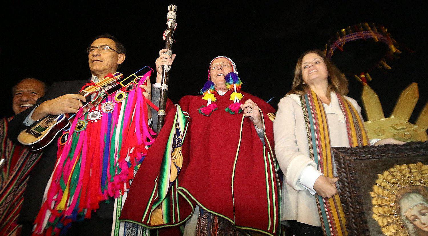 PPK recibe vara de mando y promete de todo en Cusco 