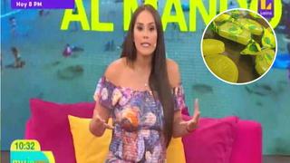 Karen Schwarz defiende a Giovanna Valcárcel y aclara por qué hizo pregunta sobre los caramelos de limón (VIDEO)