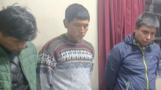 Arequipa: Detienen a tres sospechosos por robo al paso
