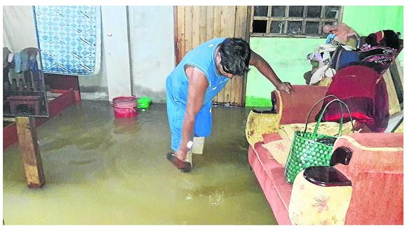 ​Carreteras bloqueadas y viviendas inundadas en Selva Central tras quince horas de lluvia 